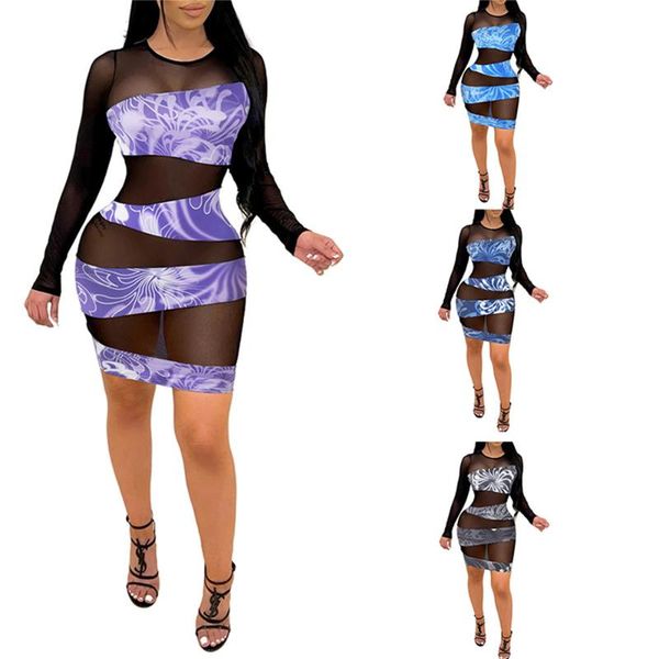casual dresses women summer slim tight short dress see through mesh stitching sheer o-neck long sleeve bodycon party club, Black;gray
casual dresses women summer slim tight short dress see through mesh stitching sheer o-neck long sleeve bodycon party club, Black;gray