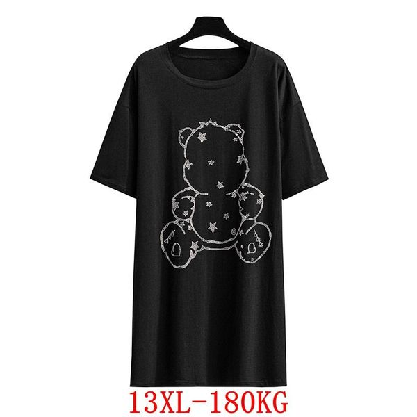 women's t-shirt plus size stitching color 8xl 9xl 10x 12xl13xl summer round neck short sleeve loose black big, White
women's t-shirt plus size stitching color 8xl 9xl 10x 12xl13xl summer round neck short sleeve loose black big, White