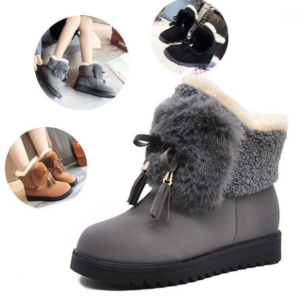 boots 2021 winter snow korean version of fringed wild student women's cotton shoes short tube plus velvet warm slip-on1, Black
boots 2021 winter snow korean version of fringed wild student women's cotton shoes short tube plus velvet warm slip-on1, Black