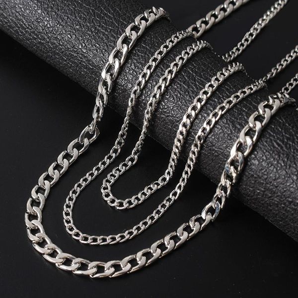 chains 1 piece width 3.5mm/5mm/7mm link chain necklace for men women basic punk stainless steel chokers jewelry gifts, Silver
chains 1 piece width 3.5mm/5mm/7mm link chain necklace for men women basic punk stainless steel chokers jewelry gifts, Silver