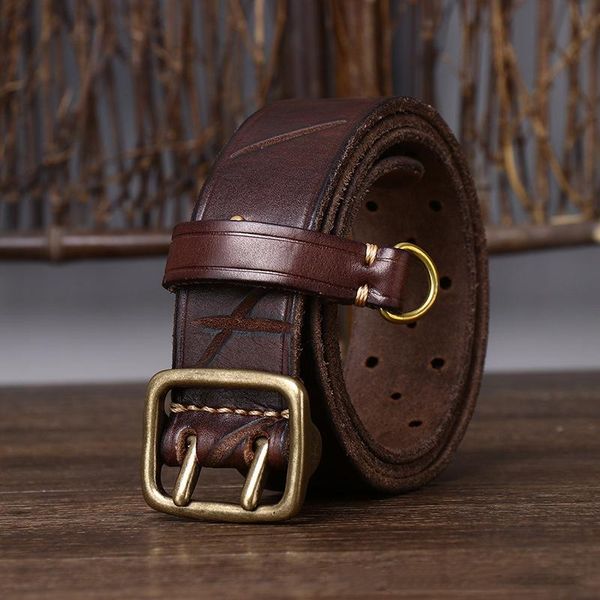 belts luxury thick cowhide genuine leather men belt double needle buckle ceinture designer vintage for jean, Black;brown
belts luxury thick cowhide genuine leather men belt double needle buckle ceinture designer vintage for jean, Black;brown