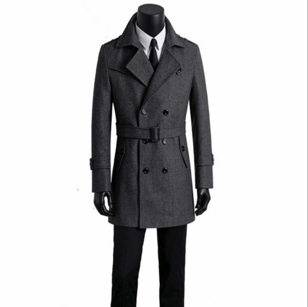 men's trench coats s~9xl 2021 clothing in the long section of wool woolen coat thick plus size singer costumes, Tan;black
men's trench coats s~9xl 2021 clothing in the long section of wool woolen coat thick plus size singer costumes, Tan;black