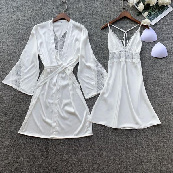 women's sleepwear summer women lace patchwork nightwear kimono robe gown suit v-neck strap home clothing negligee, Black;red
women's sleepwear summer women lace patchwork nightwear kimono robe gown suit v-neck strap home clothing negligee, Black;red