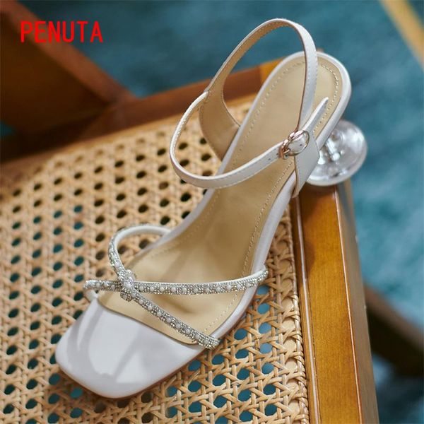 sandals crystal wedding party shoes for women strange heels genuine leather high heel summer ankle strap slingback sandles p65s, Black
sandals crystal wedding party shoes for women strange heels genuine leather high heel summer ankle strap slingback sandles p65s, Black