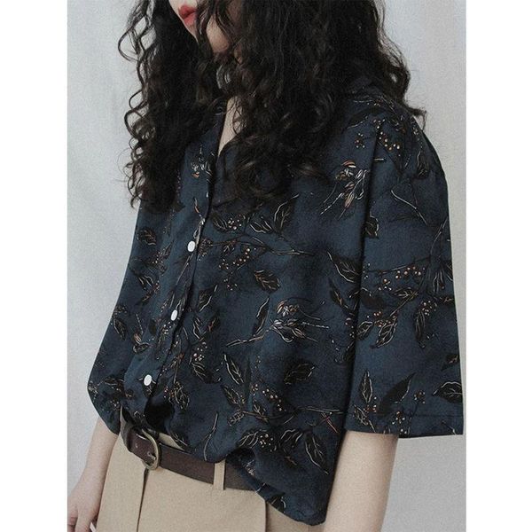 women's blouses & shirts houzhou vintage harajuku shirt women short sleeve street style 90s aesthetic oversize elegant korean fashion c, White
women's blouses & shirts houzhou vintage harajuku shirt women short sleeve street style 90s aesthetic oversize elegant korean fashion c, White