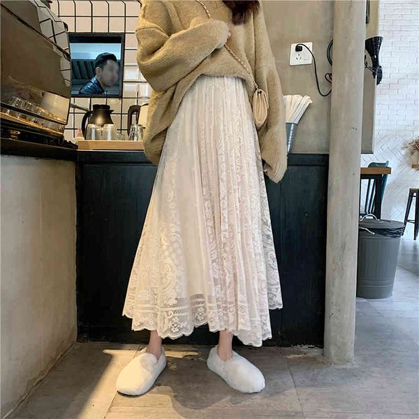 skirts fdfklak fairy high waist skinny a-line skirt mid-length net red lace skirt women spring autumn skirts female korean style 7q8x, Black
skirts fdfklak fairy high waist skinny a-line skirt mid-length net red lace skirt women spring autumn skirts female korean style 7q8x, Black