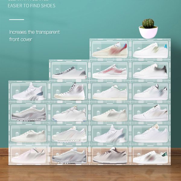 plastic transparent shoe rack foldable stackable storage drawers display superimposed combination shoes containers cabinet boxes
plastic transparent shoe rack foldable stackable storage drawers display superimposed combination shoes containers cabinet boxes