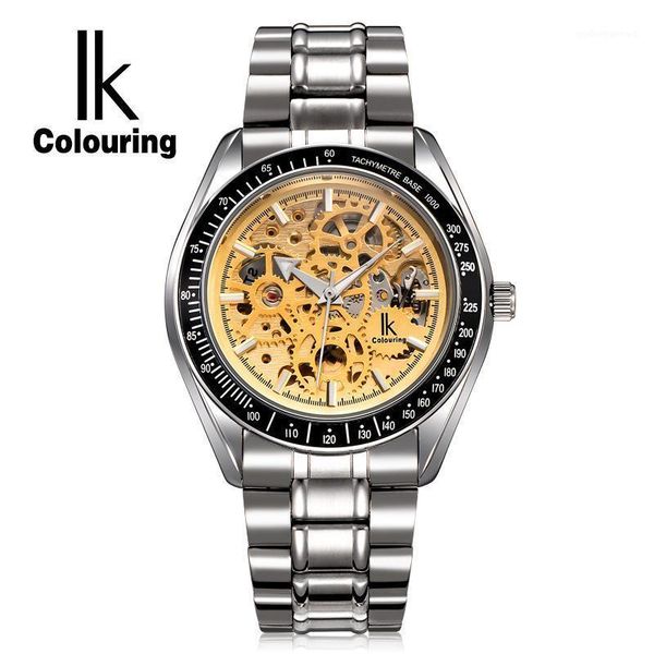 wristwatches ikcolouring automatic men mechanical stainless steel hollow watches reloj hombre, Slivery;brown
wristwatches ikcolouring automatic men mechanical stainless steel hollow watches reloj hombre, Slivery;brown