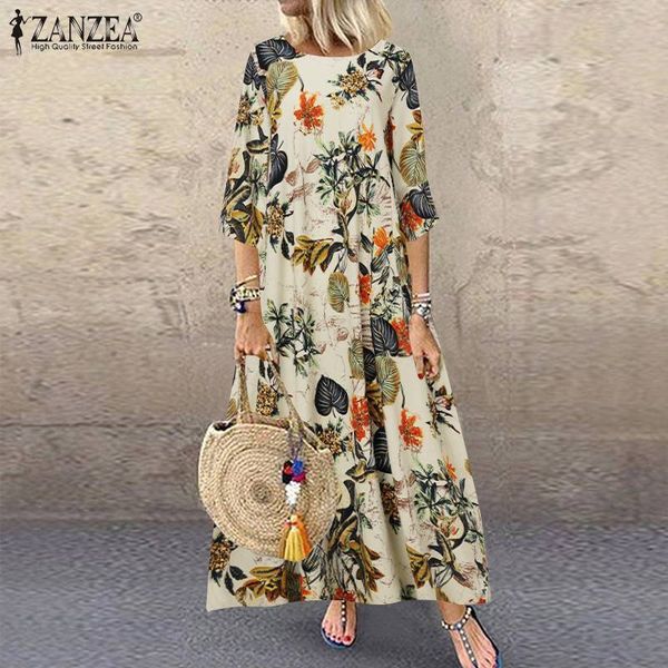 zanzea women's vintage linen cotton drs, loose kaftan, 3 / 4 sve, bohemian style, autumn, Black;gray
zanzea women's vintage linen cotton drs, loose kaftan, 3 / 4 sve, bohemian style, autumn, Black;gray