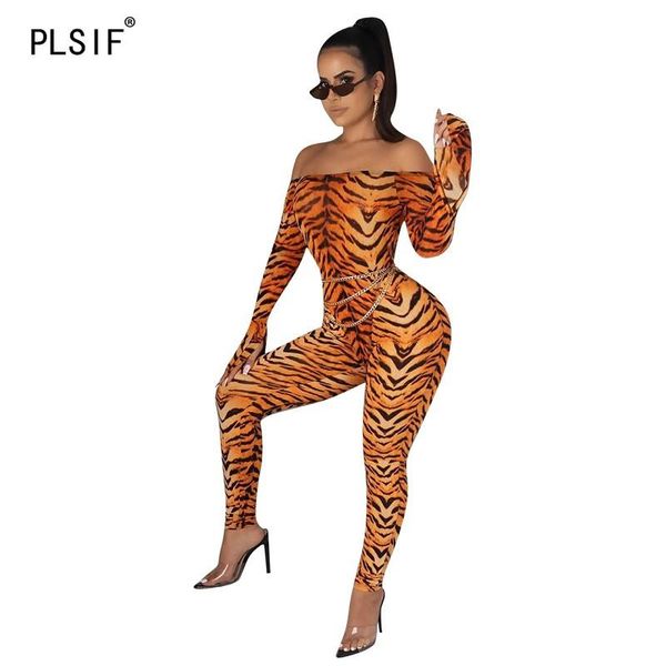women's jumpsuits & rompers animal striped print lady slash neck overall club full length sports, Black;white
women's jumpsuits & rompers animal striped print lady slash neck overall club full length sports, Black;white