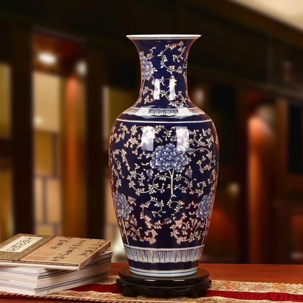 vases jingdezhen peony of blue and white porcelain vase chinese home for wedding decoration ceramic decor
vases jingdezhen peony of blue and white porcelain vase chinese home for wedding decoration ceramic decor