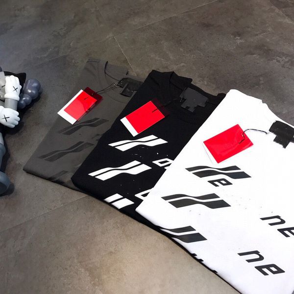 couple short sleeve 2021 summer new well spring screen letter printing loose t-shirt, White;black
couple short sleeve 2021 summer new well spring screen letter printing loose t-shirt, White;black