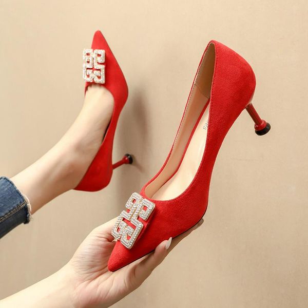 dress shoes 2021 plus size 33-42 women 9.5 and 6.5 cm high heels prom pumps lady crystal wedding valentine low scarpins office, Black
dress shoes 2021 plus size 33-42 women 9.5 and 6.5 cm high heels prom pumps lady crystal wedding valentine low scarpins office, Black