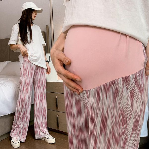 7109# summer wide leg loose chiffon maternity full long pants elastic waist belly clothes for pregnant women pregnancy bottoms, White
7109# summer wide leg loose chiffon maternity full long pants elastic waist belly clothes for pregnant women pregnancy bottoms, White