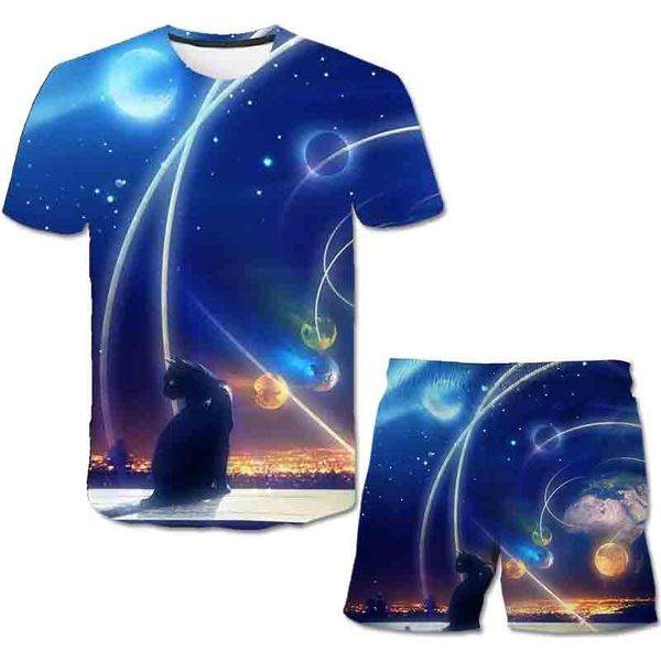 men's tracksuits summer mens tracksuit t shirts+pants two pieces sets sportswear men brand 3d print space galaxy cat clothing plus size, Gray
men's tracksuits summer mens tracksuit t shirts+pants two pieces sets sportswear men brand 3d print space galaxy cat clothing plus size, Gray