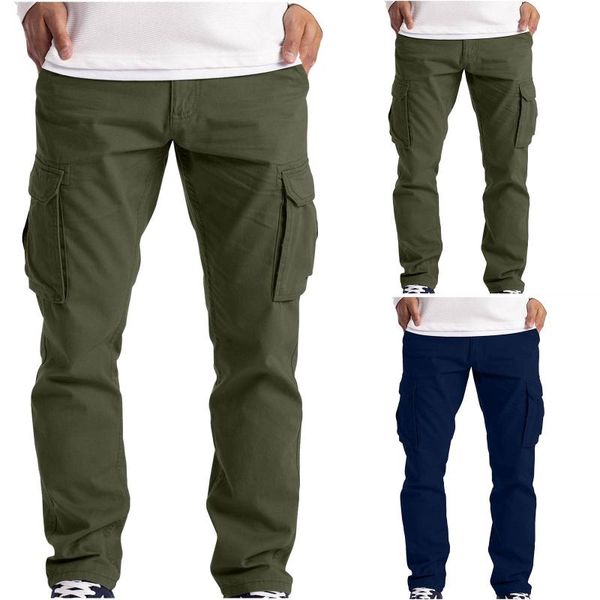 men's pants male casual jeans cargo trousers work wear combat safety 6 pocket full hombr joggers masculino, Black
men's pants male casual jeans cargo trousers work wear combat safety 6 pocket full hombr joggers masculino, Black