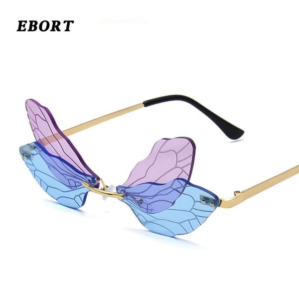 fashion rimless dragonfly wing sunglasses women vintage clear ocean lens eyewear men pink yellow sun glasses shades uv400, White;black
fashion rimless dragonfly wing sunglasses women vintage clear ocean lens eyewear men pink yellow sun glasses shades uv400, White;black