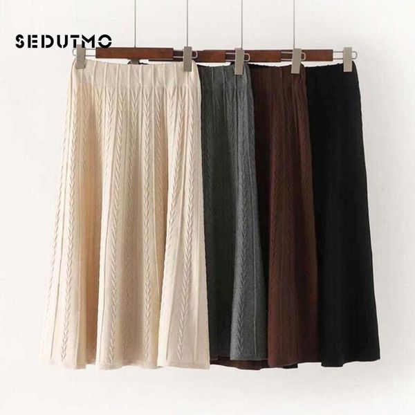 skirts sedutmo winter high waist women pleated knitted midi skirt plus size vintage autumn black tutu ed630
skirts sedutmo winter high waist women pleated knitted midi skirt plus size vintage autumn black tutu ed630