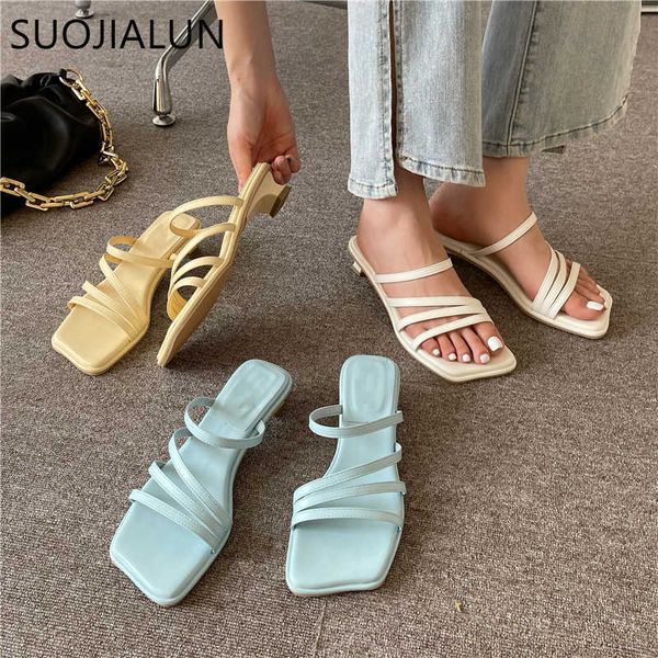 suojialun fashion square low heel women sandal summer narrow band slides outdoor casual beach slipper ladies squae toe flip flop 210630, Black
suojialun fashion square low heel women sandal summer narrow band slides outdoor casual beach slipper ladies squae toe flip flop 210630, Black