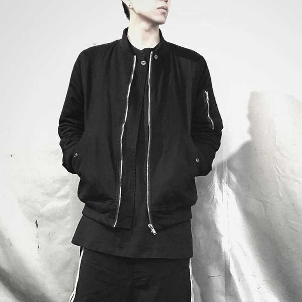 oneofyou dark pioneer classic solid jacket men's ro style designer high street ma-1 flying jacket uqr3, Black;brown
oneofyou dark pioneer classic solid jacket men's ro style designer high street ma-1 flying jacket uqr3, Black;brown