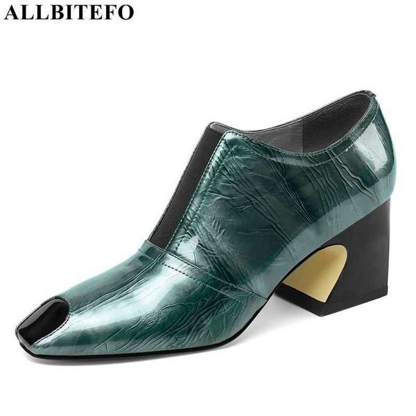 allbitefo genuine leather heels women shoes heel brand office ladies 210611, Black
allbitefo genuine leather heels women shoes heel brand office ladies 210611, Black