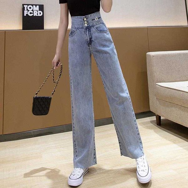 women's jeans spring for women blue loose vintage female fashion high waist streetwear n48 leisure loose denim straight pants trou
women's jeans spring for women blue loose vintage female fashion high waist streetwear n48 leisure loose denim straight pants trou