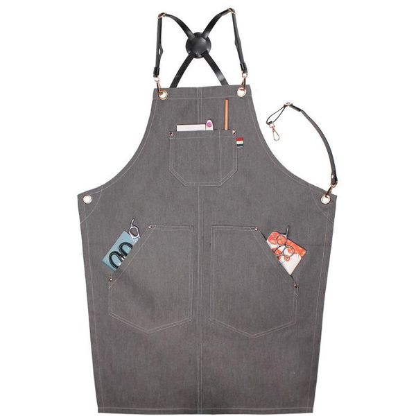 aprons adjustable denim waterproof oil-proof pinafore with two pockets kitchen baking cooking bbq for chef barber florist
aprons adjustable denim waterproof oil-proof pinafore with two pockets kitchen baking cooking bbq for chef barber florist