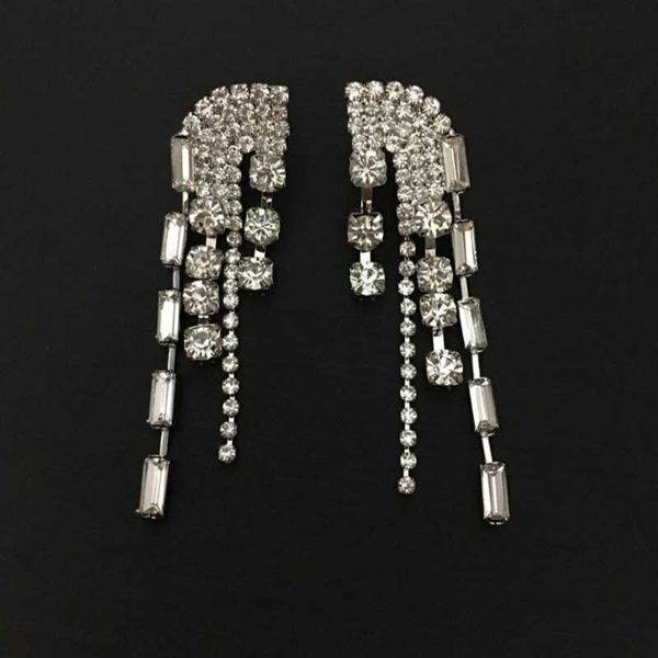 dangle & chandelier extra shiny crystal long tassel women fashion super fairy earrings chic personality ins geometric banquet ear jewelry, Silver
dangle & chandelier extra shiny crystal long tassel women fashion super fairy earrings chic personality ins geometric banquet ear jewelry, Silver