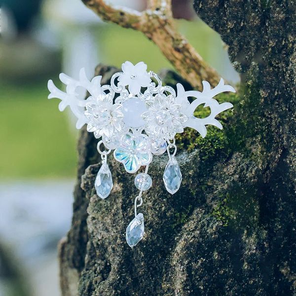 han clothing headwear full crown female tassel joker accessories step wave hair pin super fairy antique accessories1
han clothing headwear full crown female tassel joker accessories step wave hair pin super fairy antique accessories1