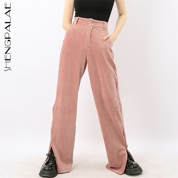 fashion corduroy pink trousers women's spring autumn high waist straight loose split pants female tide 5e310 210427, Black
fashion corduroy pink trousers women's spring autumn high waist straight loose split pants female tide 5e310 210427, Black