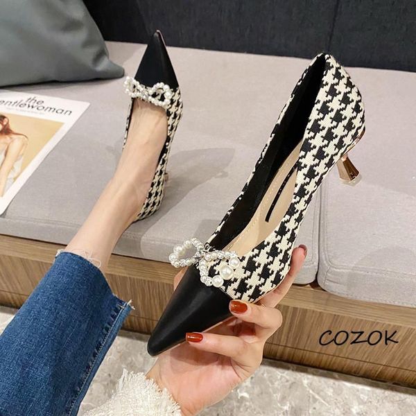 dress shoes fur ol pearl elegant for women winter fashion korean high heels, Black
dress shoes fur ol pearl elegant for women winter fashion korean high heels, Black