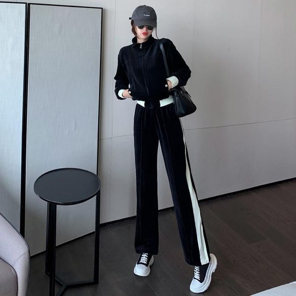 black 2021 leisure women's suits clothes fashion temperament womens outfits summer sport deportivo women clothing ek50tx two piece pant, White
black 2021 leisure women's suits clothes fashion temperament womens outfits summer sport deportivo women clothing ek50tx two piece pant, White