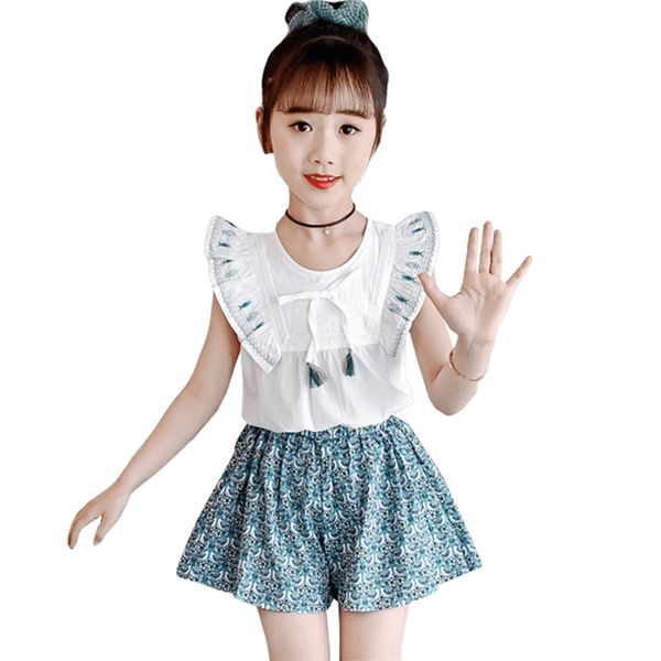 kids summer clothes floral vest + skirt costume for girls embroidery tassel childrens clothing 210527, White
kids summer clothes floral vest + skirt costume for girls embroidery tassel childrens clothing 210527, White