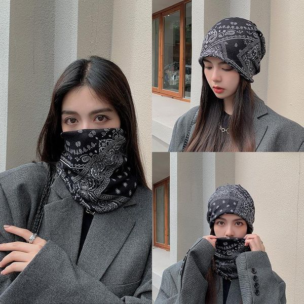 cycling caps & masks versatile hat headband scarf outdoor skiing hiking fishing autumn winter knitted thickened warm neck protection, Black
cycling caps & masks versatile hat headband scarf outdoor skiing hiking fishing autumn winter knitted thickened warm neck protection, Black