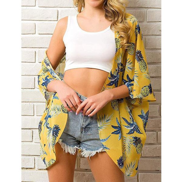 women's swimwear 2021 chiffon beach wear women mesh bikini cover ups see-through half sleeve bathing suits loose floral print pareo, White;black
women's swimwear 2021 chiffon beach wear women mesh bikini cover ups see-through half sleeve bathing suits loose floral print pareo, White;black