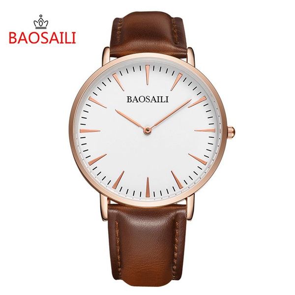 wristwatches bsl1051 baosaili slim dial genuine leather strap men watch japan movement water resistant life quality quartz for, Slivery;brown
wristwatches bsl1051 baosaili slim dial genuine leather strap men watch japan movement water resistant life quality quartz for, Slivery;brown