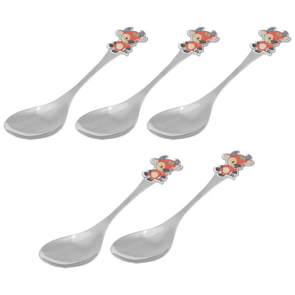 cups, dishes & utensils 5pcs stainless steel animal year themed spoons cartoon style children
cups, dishes & utensils 5pcs stainless steel animal year themed spoons cartoon style children