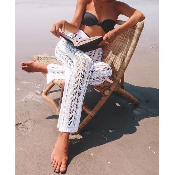 2021 ladies casual hollow beach trousers white bla crochet beach pants summer holiday beachwear knitted bottom y air
2021 ladies casual hollow beach trousers white bla crochet beach pants summer holiday beachwear knitted bottom y air