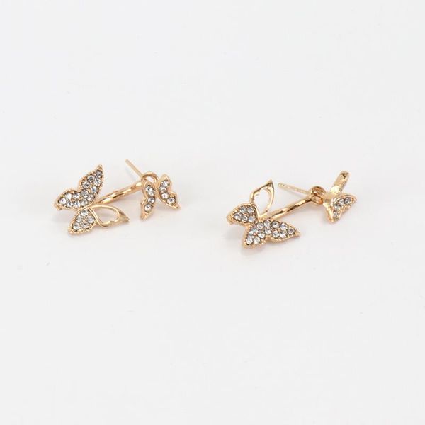 dangle & chandelier double butterfly inlay white full rhinestone hollow out ear studs women fashion minimalist cute sweet earrings, Silver
dangle & chandelier double butterfly inlay white full rhinestone hollow out ear studs women fashion minimalist cute sweet earrings, Silver