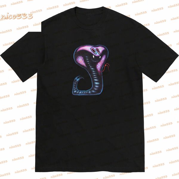 21ss nico produced cartoon eyes snake pattern cobra tee street fashion round neck loose short sleeve t-shirt trendy size s-xl, White;black 
21ss nico produced cartoon eyes snake pattern cobra tee street fashion round neck loose short sleeve t-shirt trendy size s-xl, White;black