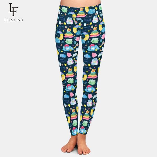 women's leggings letsfind cartoon hand drawing elements cute animals and children print fitness high waist plus size women pants, Black
women's leggings letsfind cartoon hand drawing elements cute animals and children print fitness high waist plus size women pants, Black