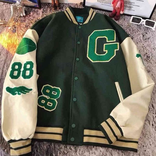 women's jackets estilo retro faculdade uniforme de beisebol vibe estilo americano streetwear tendência jaqueta moda jaquetas oversize p, Black;brown
women's jackets estilo retro faculdade uniforme de beisebol vibe estilo americano streetwear tendência jaqueta moda jaquetas oversize p, Black;brown
