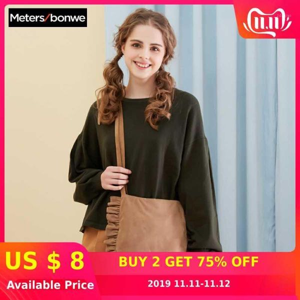 women's sweaters metersbonwe 2021 wool knitted sweater women pullovers cashmere autumn winter basic korean style slim fit, White;black
women's sweaters metersbonwe 2021 wool knitted sweater women pullovers cashmere autumn winter basic korean style slim fit, White;black