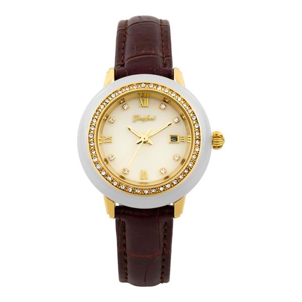 wristwatches 2021 women's white jade watch high-end gift box packaging with calendar display waterproof quartz watches female, Slivery;brown
wristwatches 2021 women's white jade watch high-end gift box packaging with calendar display waterproof quartz watches female, Slivery;brown