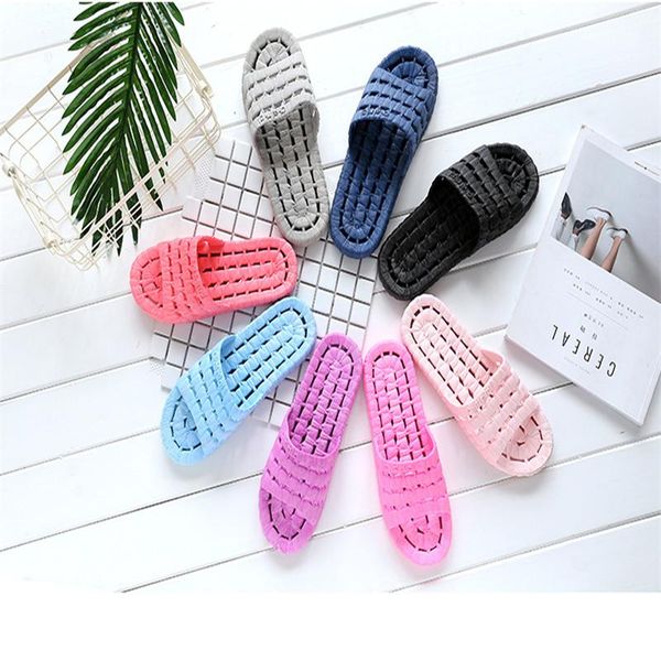 slippers summer with colors bathroom indoor plastic home couples for men and wom, Black
slippers summer with colors bathroom indoor plastic home couples for men and wom, Black