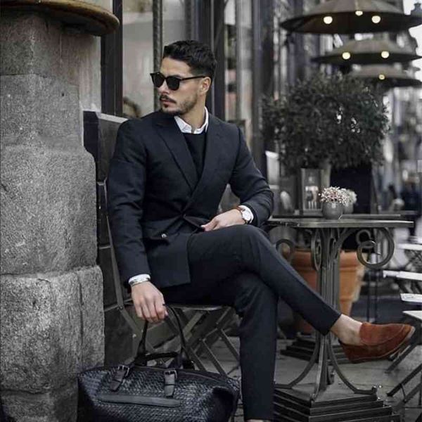 men's suits & blazers black fine suit classic male blazers dressed in business (jacket + pants) 2 buns jpoo, White;black
men's suits & blazers black fine suit classic male blazers dressed in business (jacket + pants) 2 buns jpoo, White;black