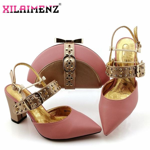 dress shoes african 2021 special design ladies matching shoe and bag material with pu italian bags set for party women pink, Black
dress shoes african 2021 special design ladies matching shoe and bag material with pu italian bags set for party women pink, Black