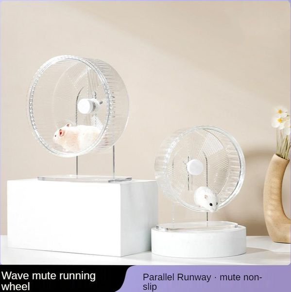 small animal supplies high transparent acrylic mute hamster running wheel chipmunk dwarf rat toy cage landscaping
small animal supplies high transparent acrylic mute hamster running wheel chipmunk dwarf rat toy cage landscaping