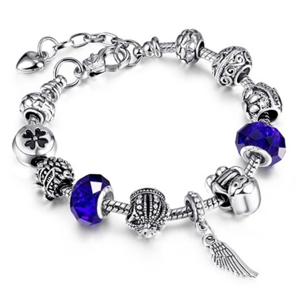 beaded strands womens luxury jewelry bracelet fashion pandora 925 silver diy glass beads crystal designer bracelets sl74, Black
beaded strands womens luxury jewelry bracelet fashion pandora 925 silver diy glass beads crystal designer bracelets sl74, Black