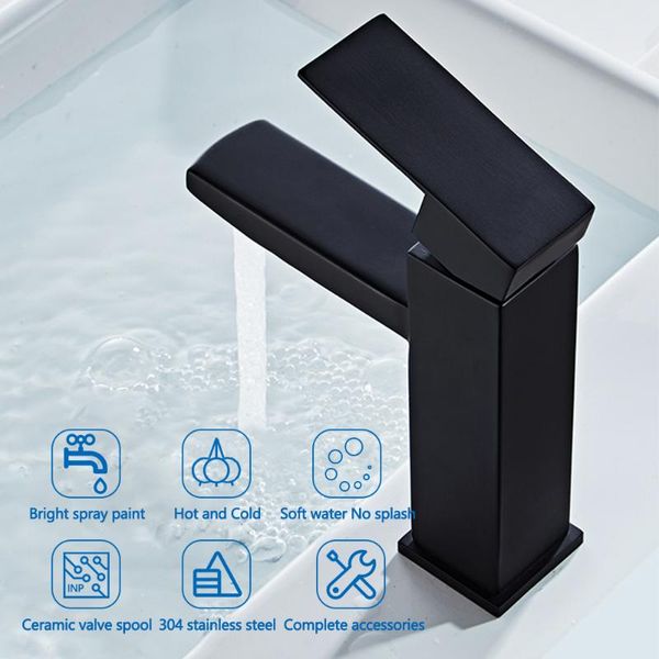bathroom sink faucets black faucet square single hole tap &cold mixer basin handle wash
bathroom sink faucets black faucet square single hole tap &cold mixer basin handle wash